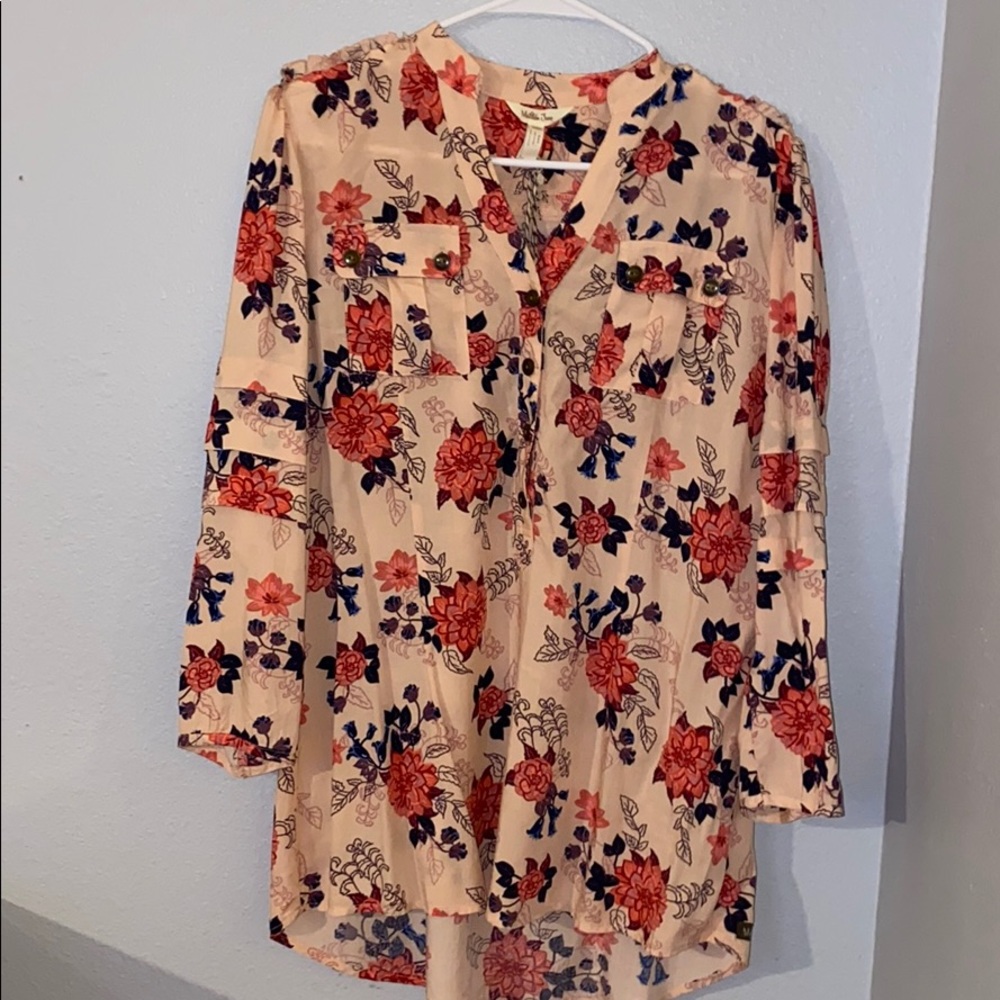 Matilda Jane light weight flowing shirt